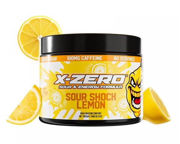 X-Gamer X-Zero Sour Shock Lemon - 60 Servings