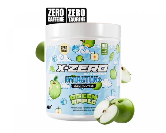X-Gamer X-Zero Hydration+ Green Apple - 100 Annos