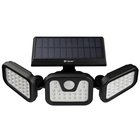 Solar LED ulkovalo 2000lm aurinkopaneelilla, liiketunnistimella