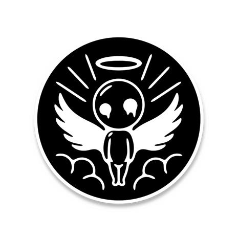 Audacious Concept Sticker - Angel