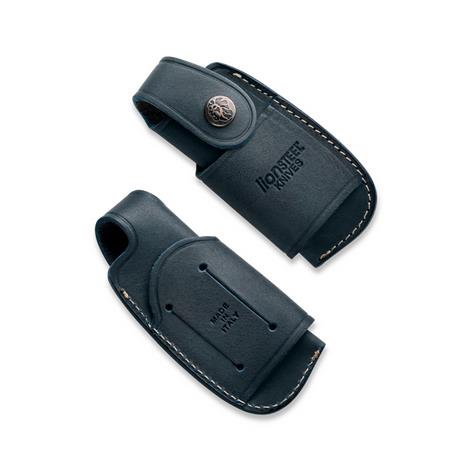 Lionsteel Vertical/Horizontal Leather Sheath, sininen