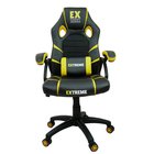 Pelituoli Extreme EX Yellow, pelipyörillä