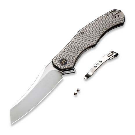We Knife RekkeR, Diamond Pattern Polished Bead Blasted
