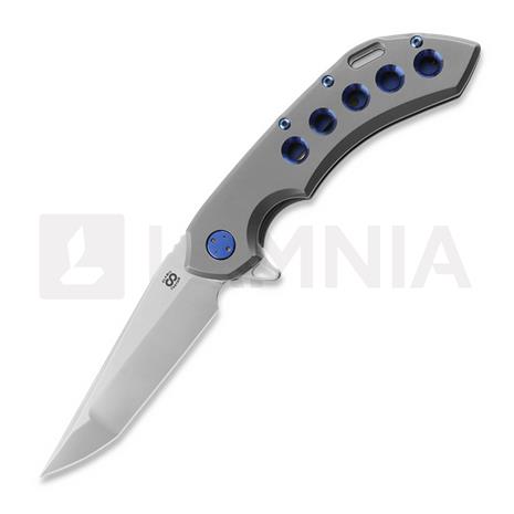 Olamic Cutlery Wayfarer 247 Companto kääntöveitsi, Light Blast Titanium, Satin