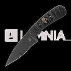 Bastinelli SIN Black Tsuka Wrap Bronze Menuki veitsi, Linkkuveitset, puukot ja tarvikkeet