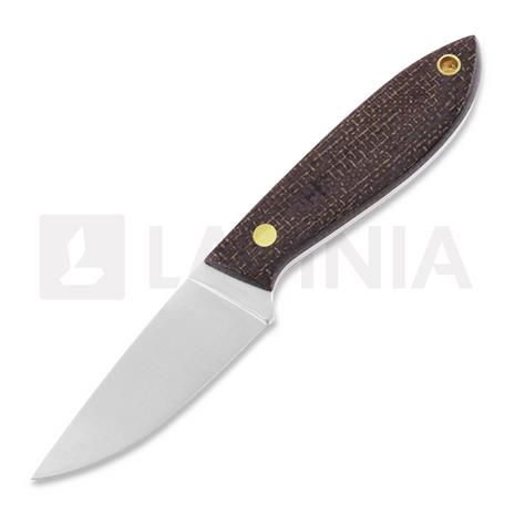 Brisa Bobtail 80 puukko, bison micarta, flat