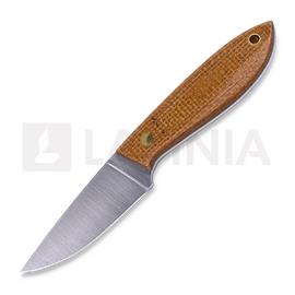 Brisa Bobtail 80 Multicarry puukko, mustard micarta