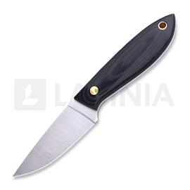Brisa Bobtail 80 Multicarry puukko, musta micarta