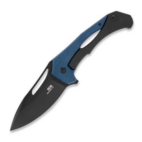 SOG Bulwark FL, Blue Micarta