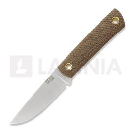 Za Pas EC95 veitsi, Brown Micarta, Satin