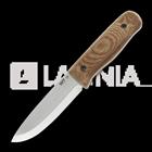 Work Tuff Gear Forester Gen 3 K329 puukko, scandi, two tone satin, canvas micarta, olive drab kydex