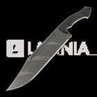 Work Tuff Gear Blackout Apocalypto veitsi, Tiger Stripe, black G10, red liner