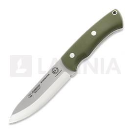 Cudeman Bushcrafter puukko, Green G-10