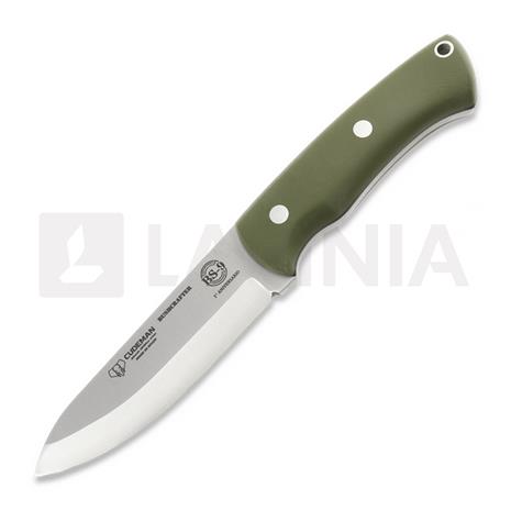 Cudeman Bushcrafter puukko, Green G-10