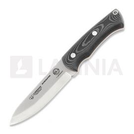 Cudeman Bushcrafter puukko, Black Micarta Complete Kit