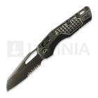 Microtech MSI DLC Stonewash Frag Pattern kääntöveitsi, combo terä