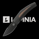 Reate Small Krypton kääntöveitsi, Black Ti/Lava Flow CF, Black PVD