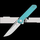 Bestechman Mini Dundee - Stonewash + Satin - G10, light blue