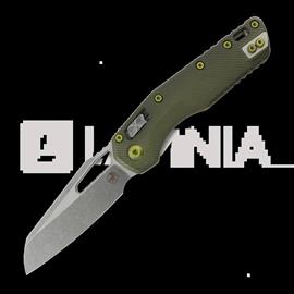 Microtech MSI Apocalyptic kääntöveitsi, Fluted Distressed Grenade Green