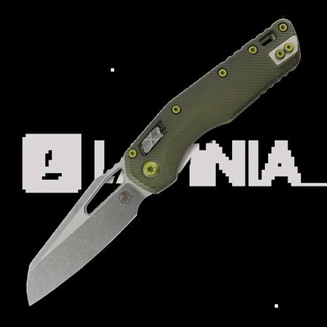Microtech MSI Apocalyptic kääntöveitsi, Fluted Distressed Grenade Green
