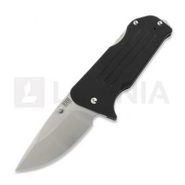 1881 Knifeworks Broadway kääntöveitsi, Black G-10