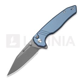 Sencut Selkyris, Blue Aluminum, Stonewash