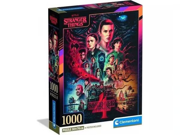 Clementoni Puzzle Compact Stranger Things 1000 palaa (39980)