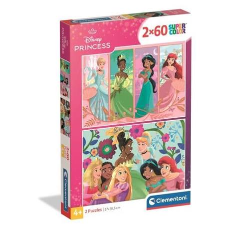 Palapeli 2x60 Super Color Prinsessa