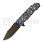 Reate 9D-V2 kääntöveitsi, White Storm Fat Carbon, Black DLC