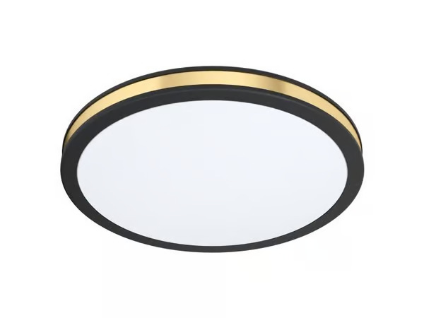 EGLO PESCAITO LOFT 2000LM Ø280 GULD/SORT