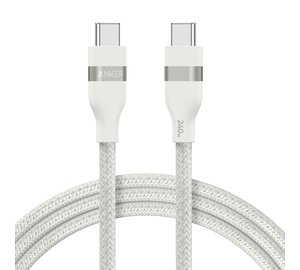 Anker USB-C to USB-C Cable (0.9m 240W Upcycled-Braided) - White