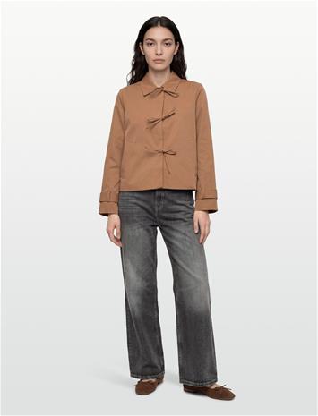 Vila Viemelie L/S Bow Jacket - Brown - 44