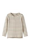 Lil'Atelier Nmmkaby Ls Slim Top Lil - Cream - 122-128