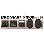 Simon 54 kosketuskytkin, 3 moduulia, Dstr3120/73