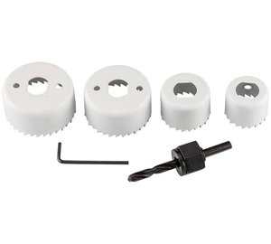 Otwornice do drawna, gipsu, twowryw 32-54mm z adapteri
