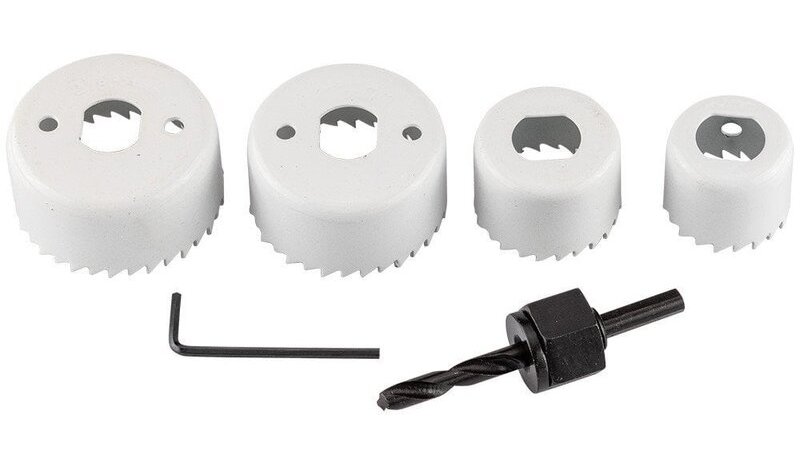 Otwornice do drawna, gipsu, twowryw 32-54mm z adapteri