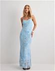 Pieces - Sininen - Pceva Sl Ankle Dress Jrs Bc