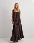 Pieces - Ruskea - Pcjulia Hw Volume Ankel Skirt Wvn D
