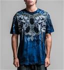 Affliction - Decimation S/S Tee - T-paita - Miehet - Tummansininen