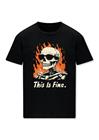 Goodie Two Sleeves - This Is Fine - T-paita - Miehet - Musta