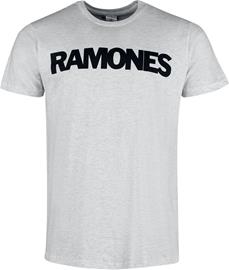 Ramones - Poster - T-paita - Miehet - Harmaa