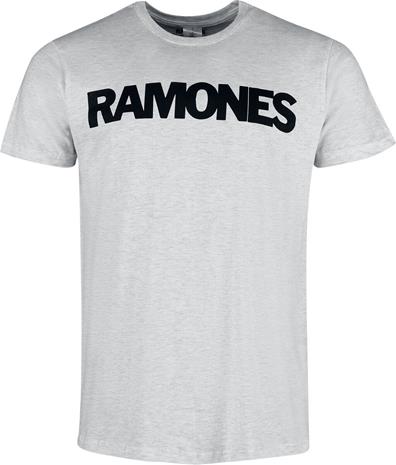 Ramones - Poster - T-paita - Miehet - Harmaa
