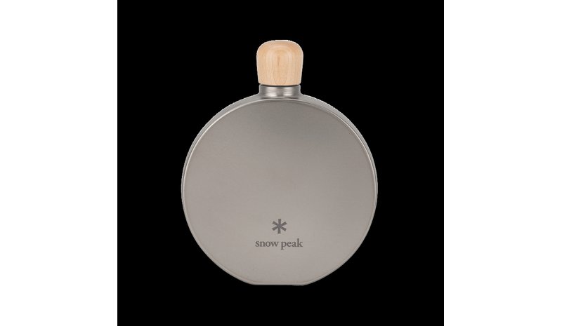 Snow Peak Titanium Curved Flask