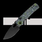 Vosteed Porcupine - Blackwash - G10 kääntöveitsi, Doodle Monster™