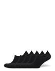 NORVIG 5-Pack Ladies No Show - Black - 36/40