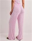 Vero Moda - Vaaleanpunainen - Vmesther Aop Hw Loose Pants Jrs