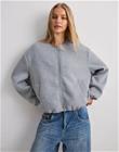 Only - Harmaa - Onlellie Scuba Jacket Otw Noos