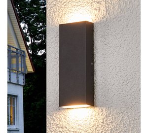 Litteä Corda LED-ulkoseinävalaisin