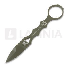 Benchmade Mini SOCP Spear Point veitsi, oliivinvihreä