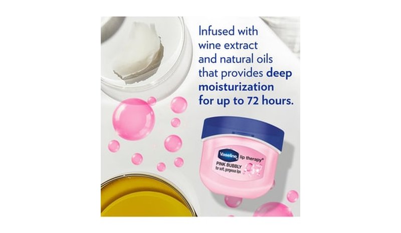 Vaseline Lip Therapy Jar Huulivoide 7 g Pink Bubbly